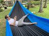 Flying Squirrel Outfitters hammock "21ft" BaseCamp Hammock™ - Black & Aqua