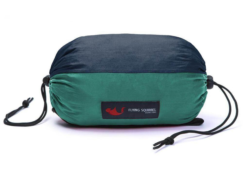 Flying Squirrel Outfitters hammock "21ft" BaseCamp Hammock™ - Green & Navy
