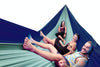 Flying Squirrel Outfitters hammock "21ft" BaseCamp Hammock™ - Green & Navy