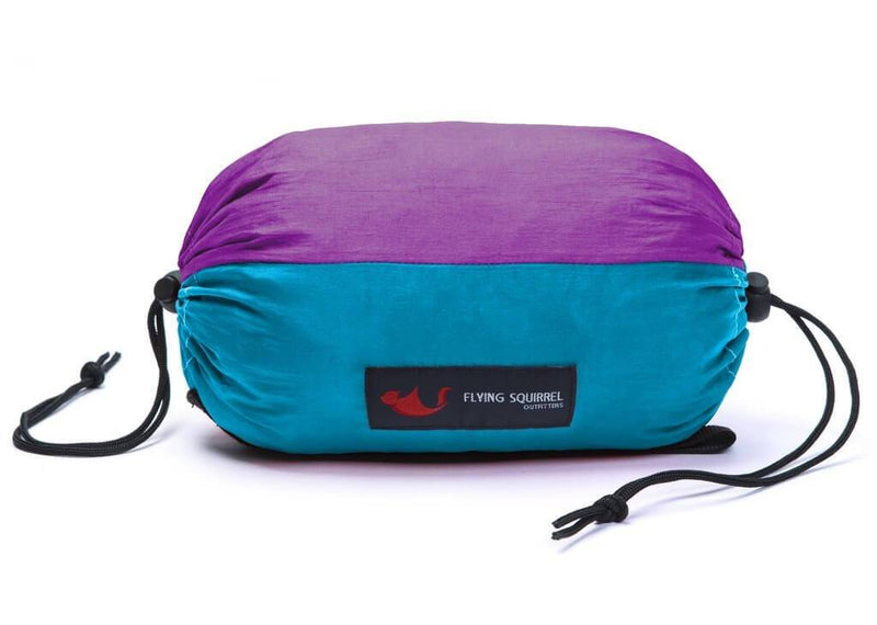 Flying Squirrel Outfitters hammock "21ft" BaseCamp Hammock™ - Purple & Aqua