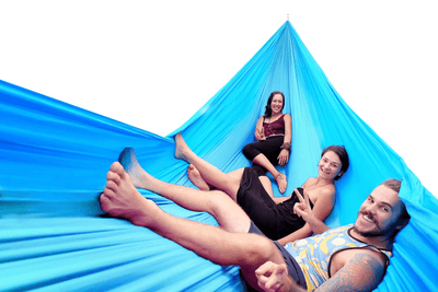 Flying Squirrel Outfitters hammock (NEW) "21ft" BaseCamp Hammock™ - Aqua