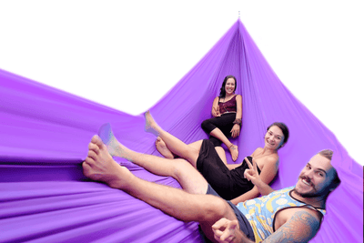 Flying Squirrel Outfitters hammock (NEW) "21ft" BaseCamp Hammock™ - Purple